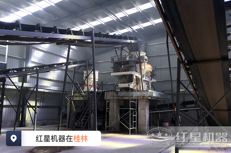 桂林投资者配置的一大型新型冲击式制砂机