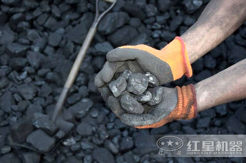 煤矸石物料实拍图片
